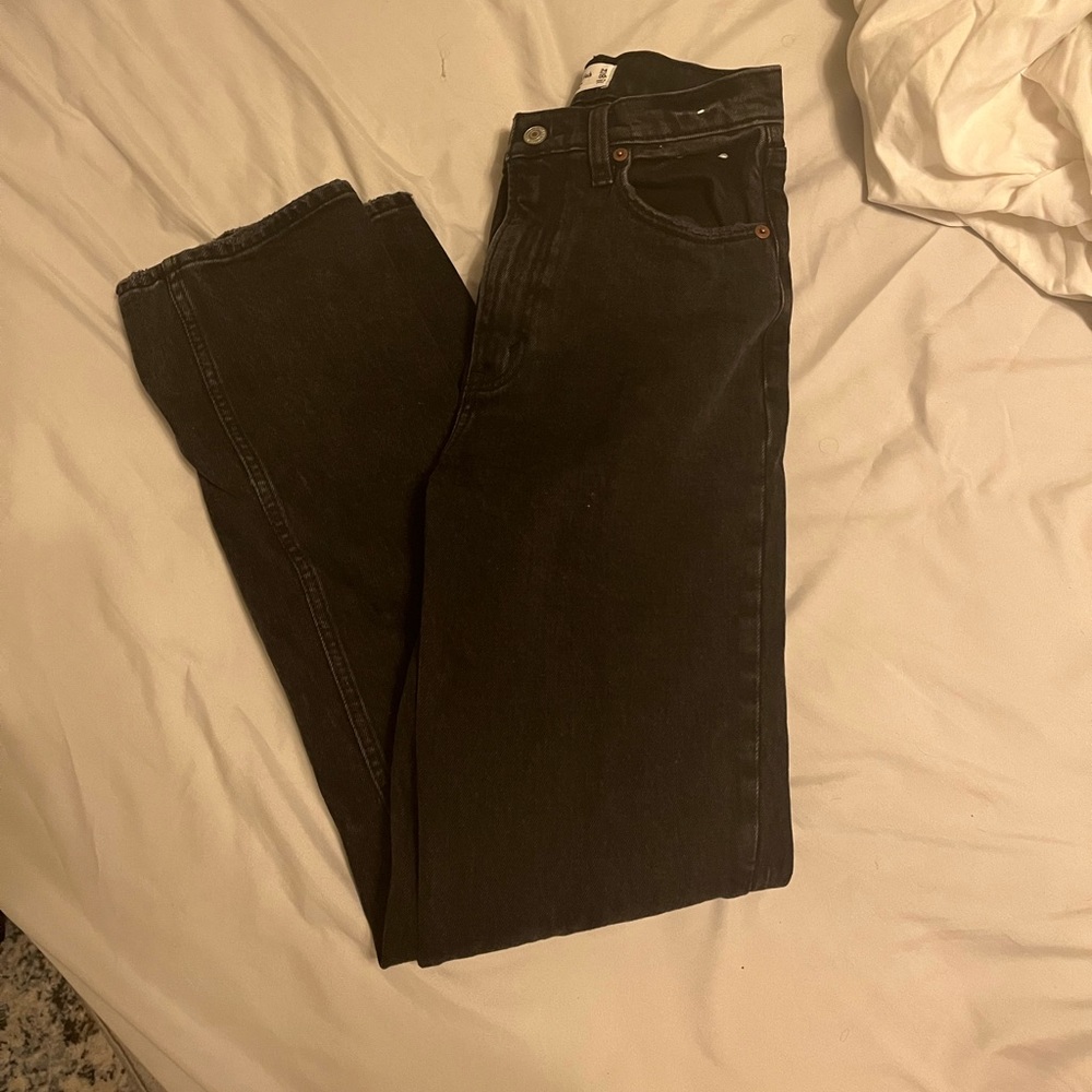 Abercrombie 90s ultra high rise straight jeans